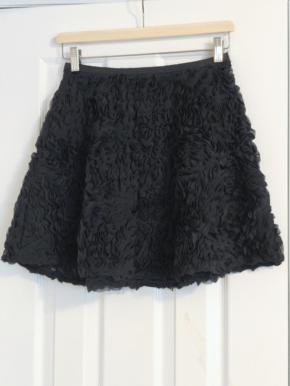 Club Monaco Tule 3D Wave Mini Skirt